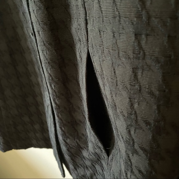 Linea by Louis Dell’Olio Black Houndstooth Texture Jacket - Picture 7 of 10